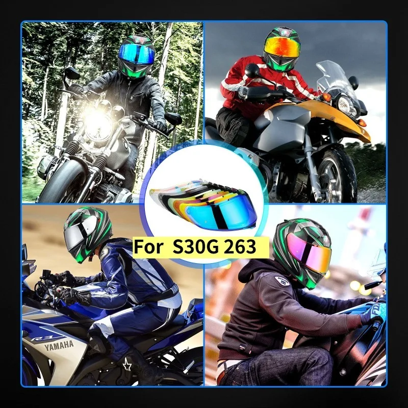 

Replacement Helmet Visor Face Shield Sun Lens Fit for G263 JET-3 Open Face Motorcycle Jet Helmet