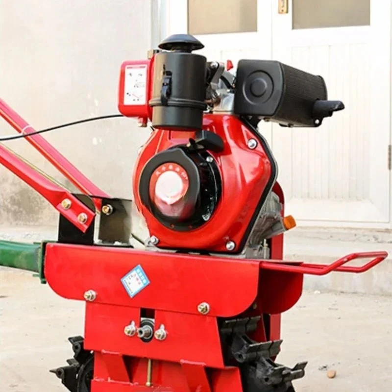 Track Cultivator Agricultural Use Trenching Soil Cultivation Plough Field Soil Cultivation Gasoline and diese Models Chain