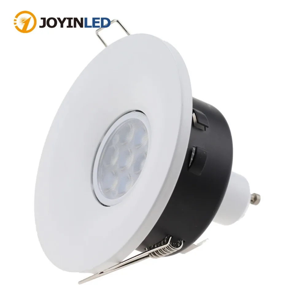

JOYINLED белый прожектор 1/2 шт. корпус потолочного светильника комплект светодиодных панелей GU5.3 MR16 GU10 держатель для чашки лампы круглый белый