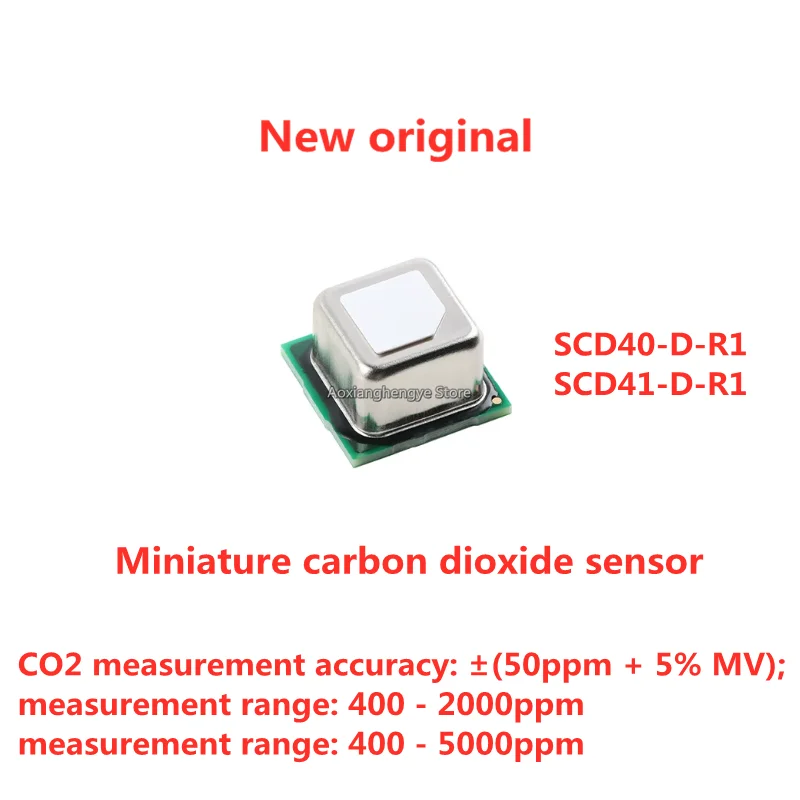 1PCS SCD40-D-R1 SCD41-D-R1 SMD Digital gas sensor chip for carbon dioxide air quality monitoring with I2C interface