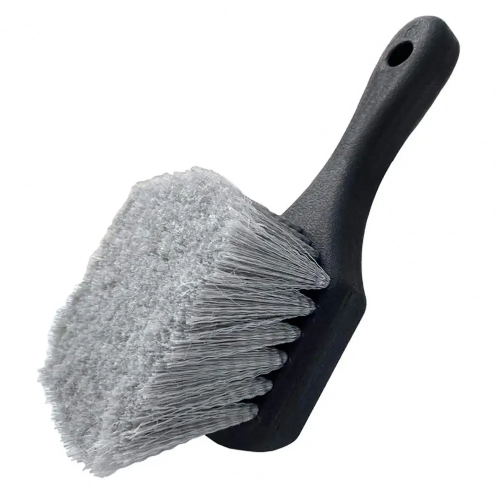 Car Harmless Wheel Cleaning Brush Detail Brush Short Handle Tire Rim Washing Brush Vehicles Cleaning Maintain Accessories