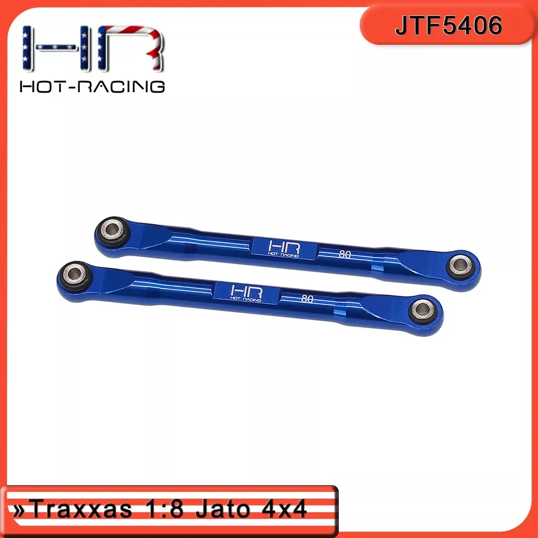 

HR Traxxas 1/8 Jato 4x4 VXL из алюминиевого сплава, передний верхний поворотный рычаг, тяга, пара 80 мм