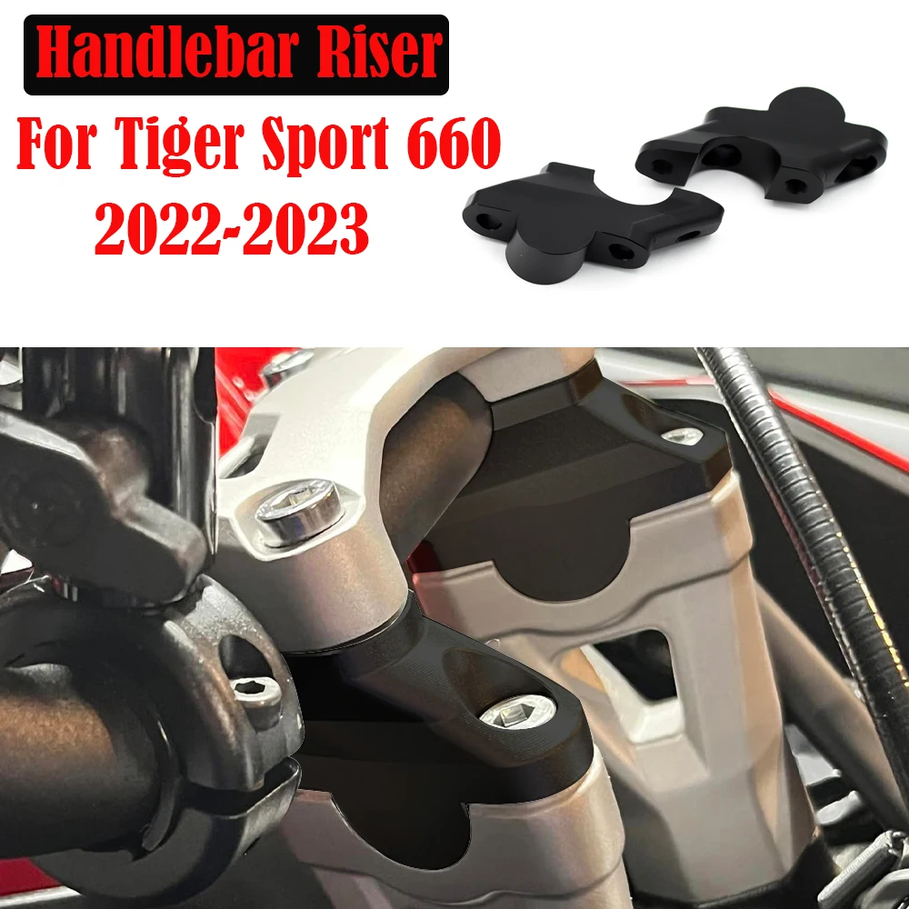 For Tiger Sport 660 Handlebar Riser Handlebar Mount Riser Handle Bar Raised Extend TIGER SPORT660 2022-2023