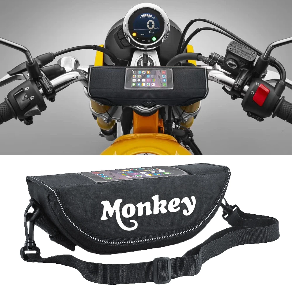 

For Honda Monkey 125 monkey 125z 2023 2024 Motorcycle Waterproof And Dustproof Handlebar Storage Bag