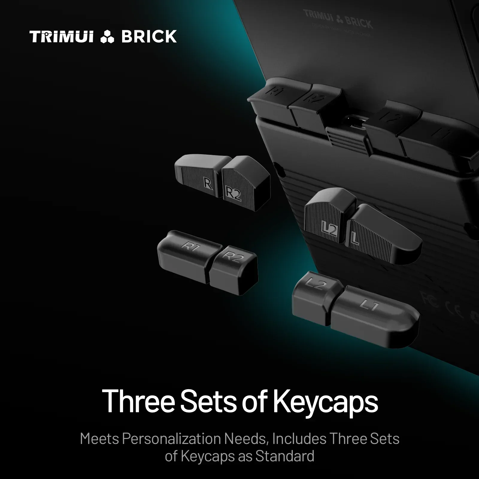 TRIMUI BRICK وحدة تحكم بجهاز لعب محمول 3.2 ''IPS شاشة نظام لينكس Trimui UI لوحة خلفية معدنية مفتاح LED الإضاءة هدايا Keycap مجانية