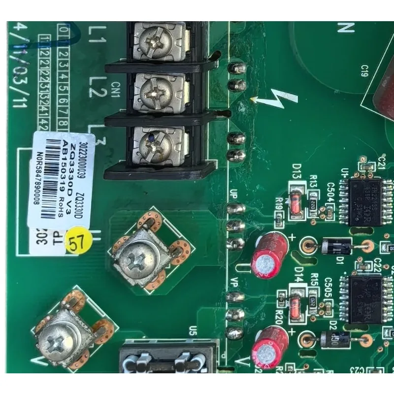 Used  suitable for Gree central air conditioning multi-line compressor drive boards 30223000039 main boards ZQ3320A second-hand