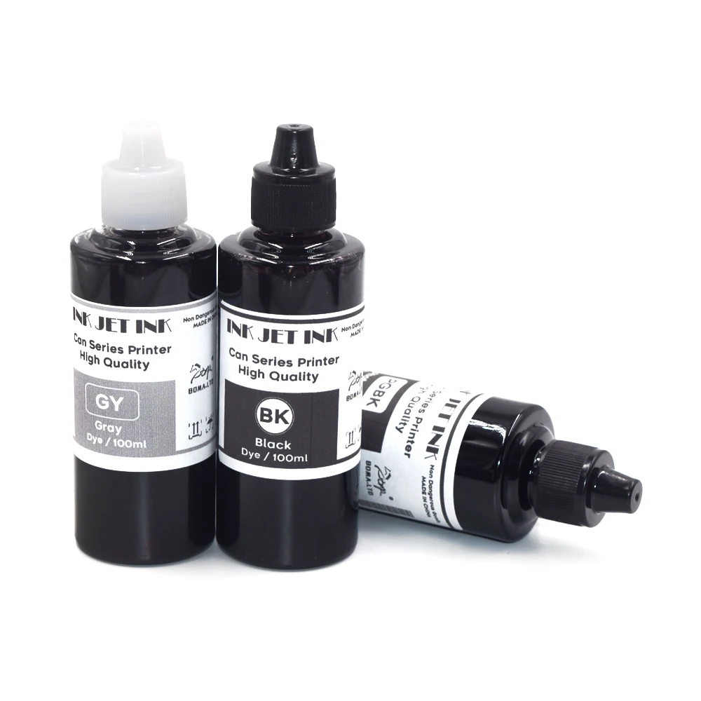 100ML 5Colors Or 6Colors Water Based Dye Pigment Ink For Canon PIXUS MG5730 MG6930 MG7730 TS5030 TS6030 TS8030 TS9030 Printers