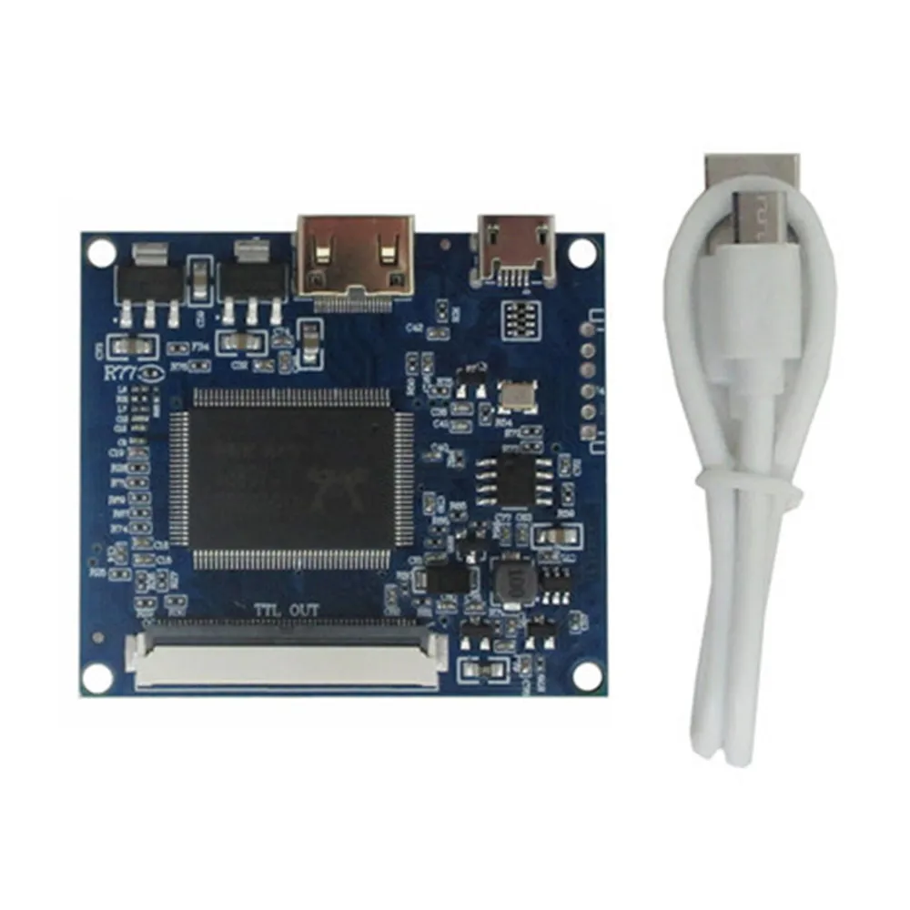 Imagem -03 - Polegada Multiuso Faça Você Mesmo Monitor de Tela Lcd Controle Placa Motorista Mini Hdmi-compatível para Raspberry pi Banana pi pc 7