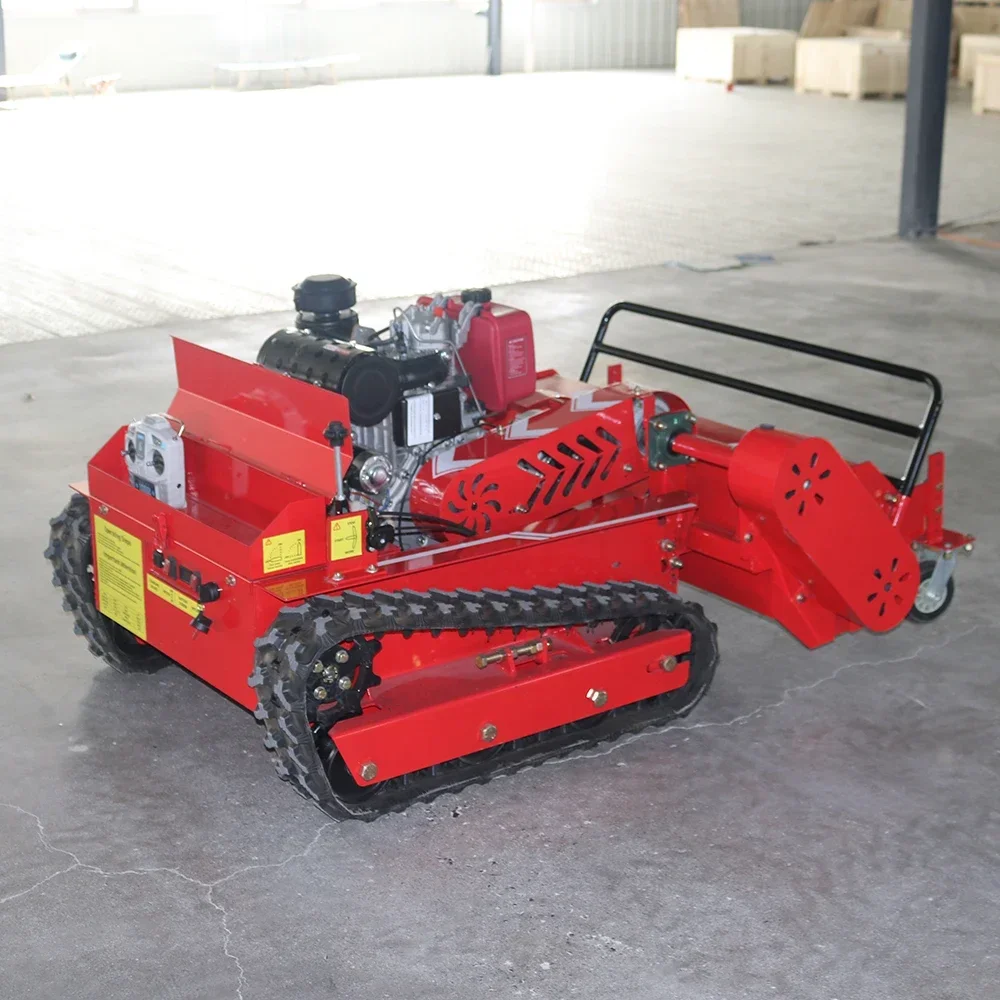 Remote control lawn mower, Cutting range 500mm-1200mm, diese engine,  Courtyard use, Multiple cutting ranges available