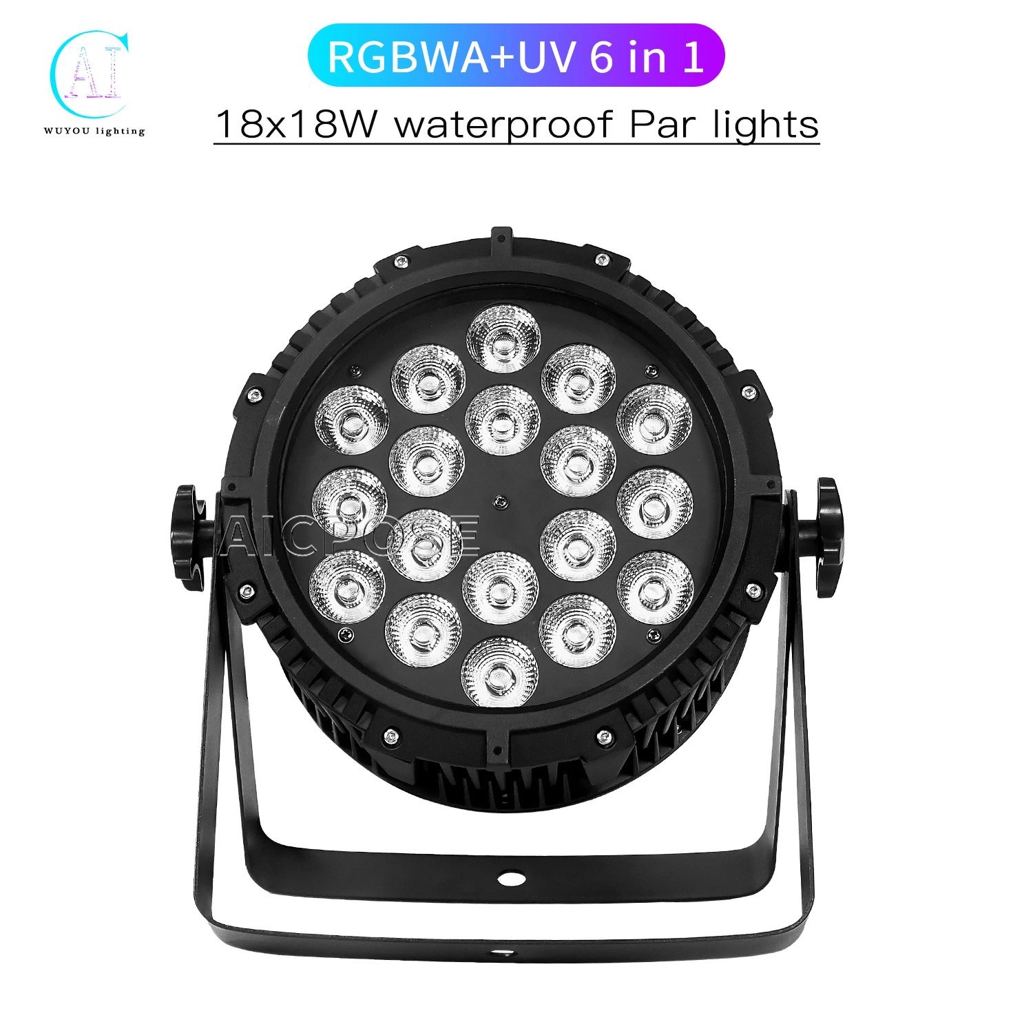 

18x1 2W/18x18W RGBWA UV 6 в 1 светодиодный Waterproof Par Светильник наружное освещение для сцены светильник вечерние DMX Control DJ Disco Свадебная бара Show Lighting