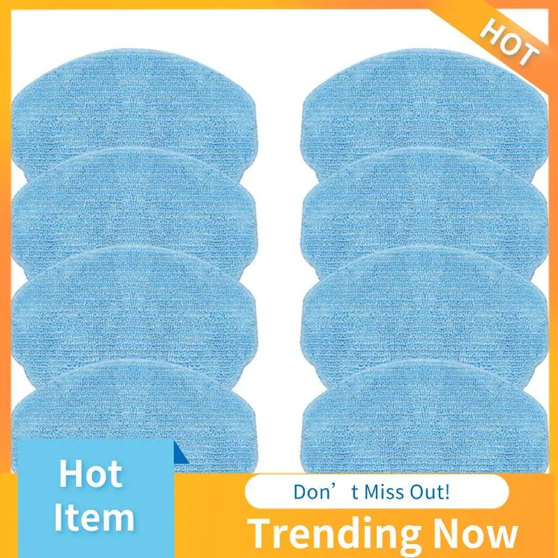 

BBNV-8PCS Robot Vacuum Cleaner Mop Cloth Fit For MAMNV BR150/BR151, For ZCWA BR150/BR151 Replacement