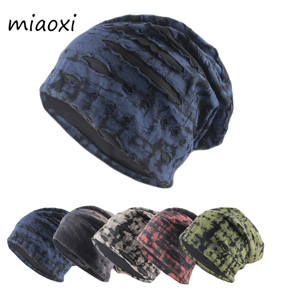 Top Fashion Spring Autumn Warm Beanies Skullies For Adult Men Women Hole Outdoor Sport Hats Hip Hop Soft Bonnet Knitted Bonnet