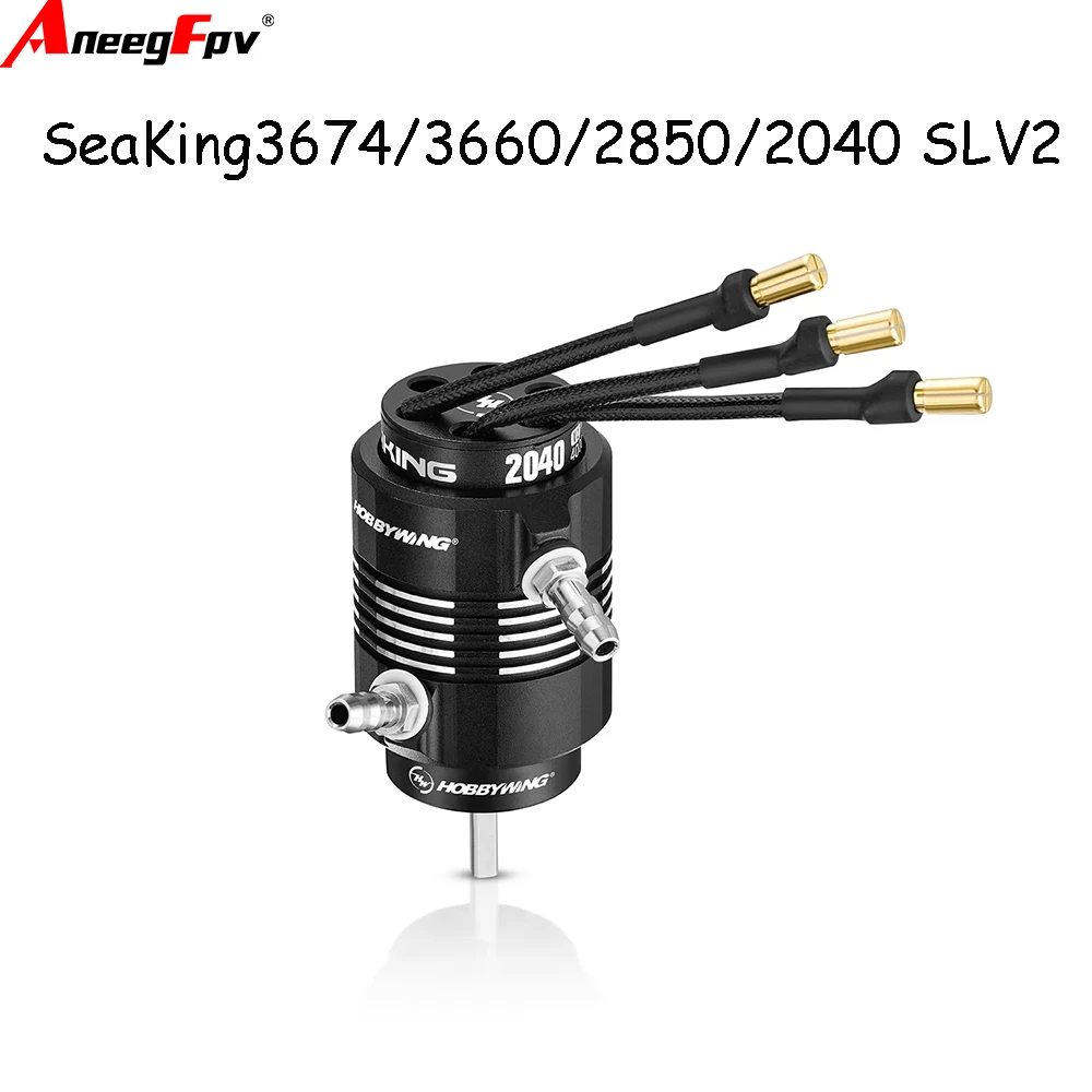 

Бесщеточный сенсорный мотор Hobbywing Seaking 3674/3660/2850/2040SL-4000KV/5000KV SL V2, совместимый с регулятором скорости Seaking V4 для радиоуправляемых лодок