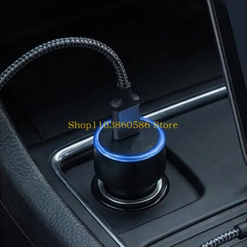 242A Powerful 60W Car Chargers Safe Car Adapter for Quick Charging Smartphones Laptops & Other USB C Devices on the Go