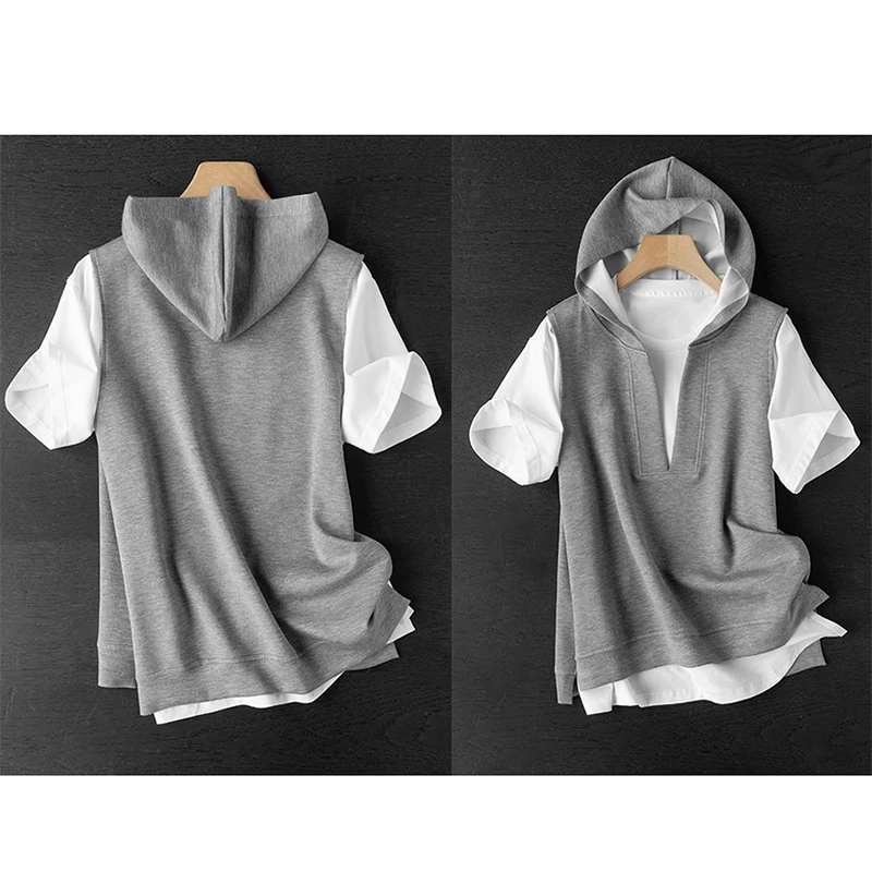 مكافحة الشيخوخة مقنعين V-Ne سترة المرأة Faionable قطعتين مجموعة تصميم فاخر جولة Ne T-irt اللون تنوعا #2