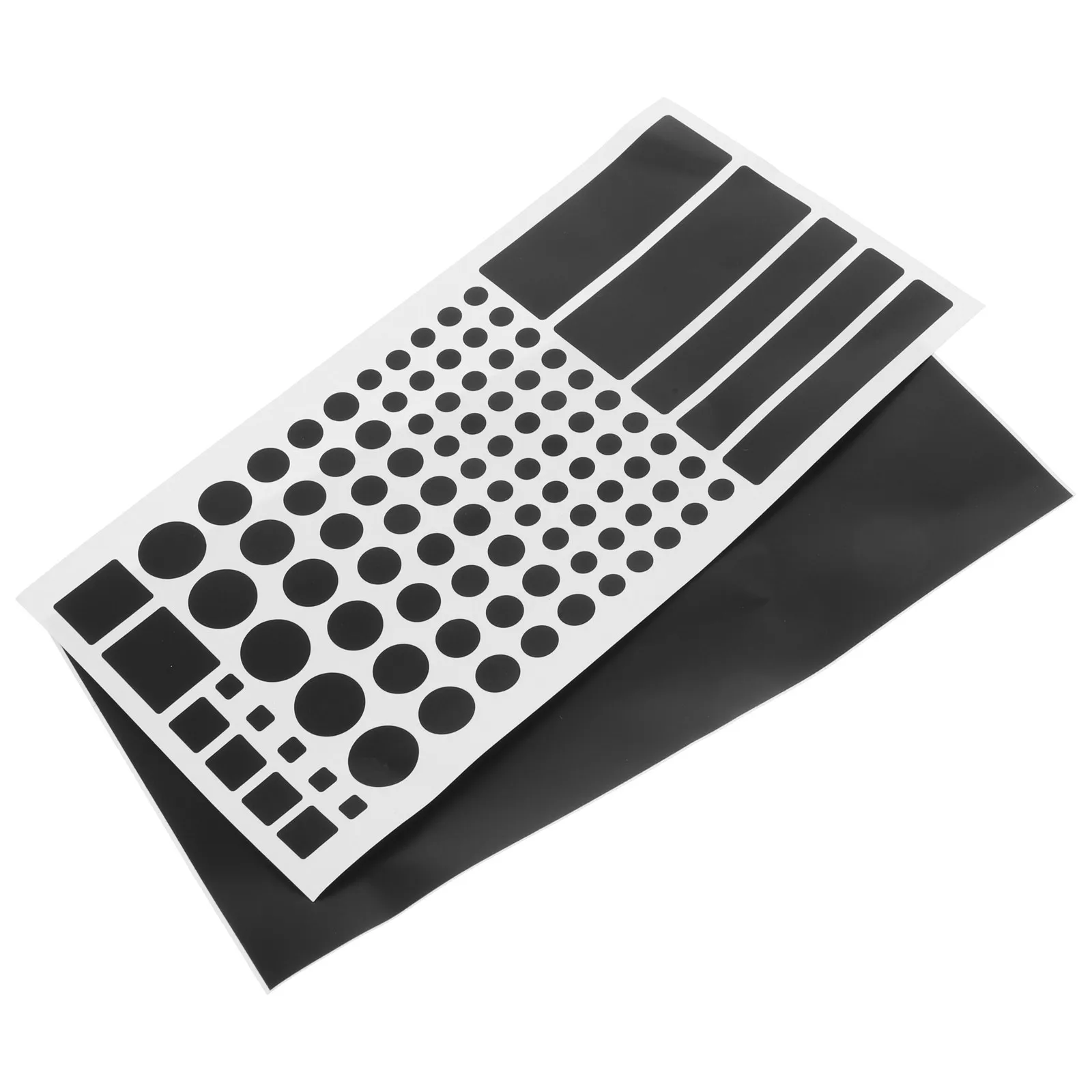 2Sheets LED Light Blocking Blackout Stickers Self Adhesive Electronic Light Shade Stickers for Home Office Electronics