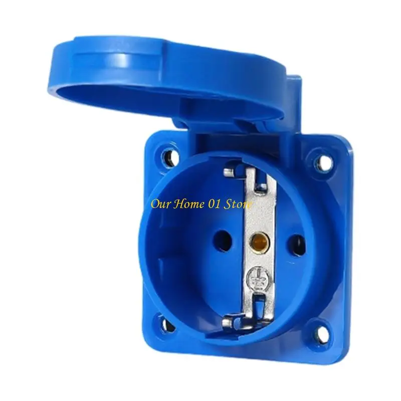 M4YC Universals Outdoor Electrical Socket Embedded Receptacle Industrial Wiring Connector Power Outlet Easy to Install