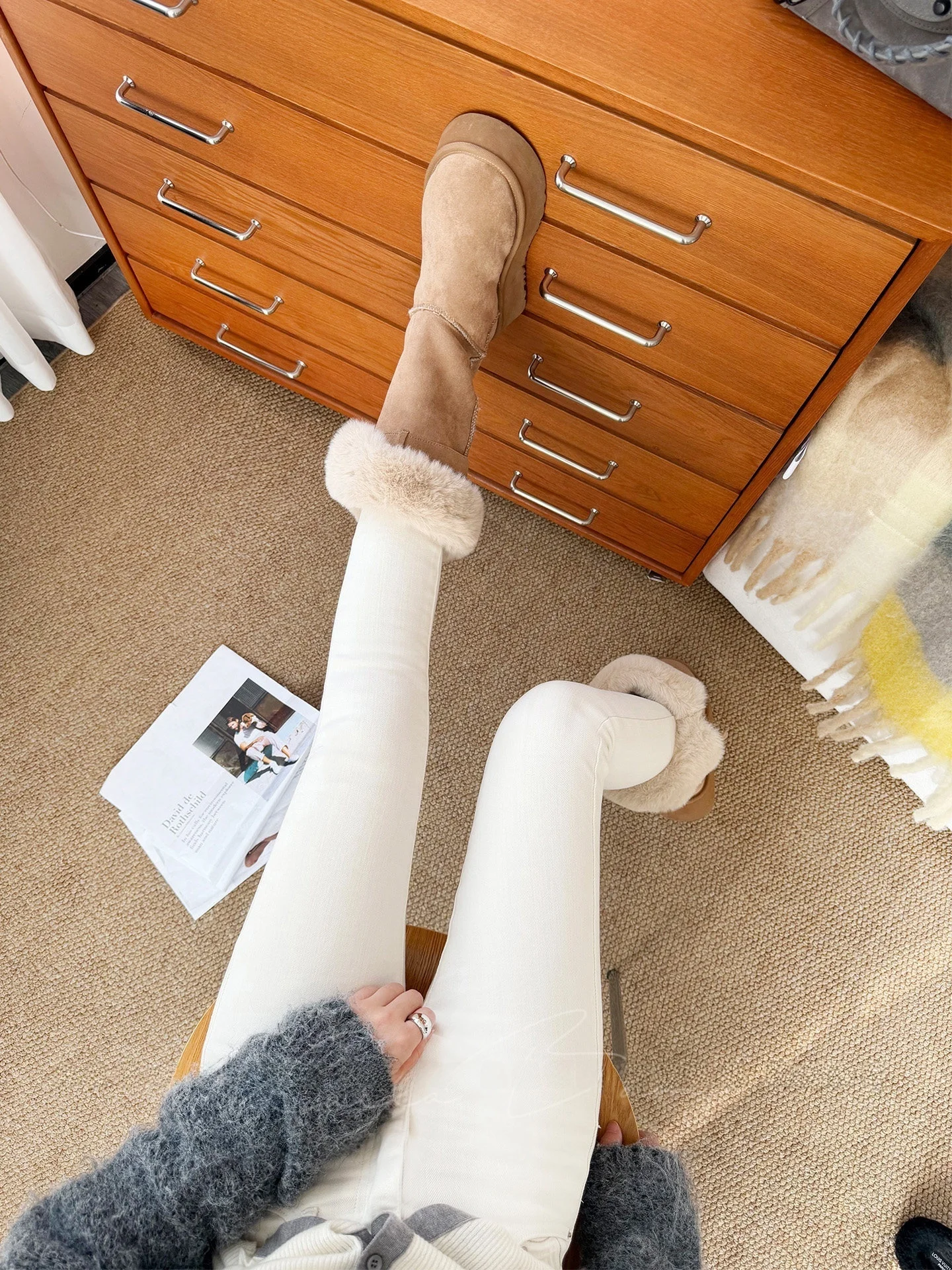 

Джинсы женские укороченные с высокой талией, облегающие, с отделкой из флиса, осенне-зимние, модные, повседневные, из хлопка, эластичные