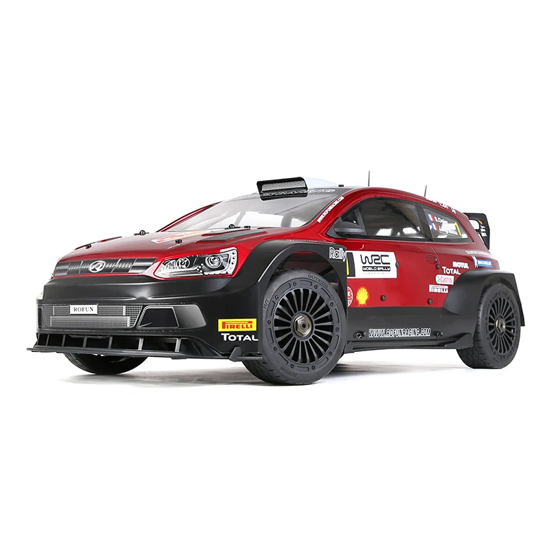 Rofun E-RF5 Elektrischer Rallye-Rennwagen 1/5 Riesen RC Gymkhana 4WD RC Rallye-Modellauto Roller 200A ESC 750 KV/6500W Bürstenloser Motor