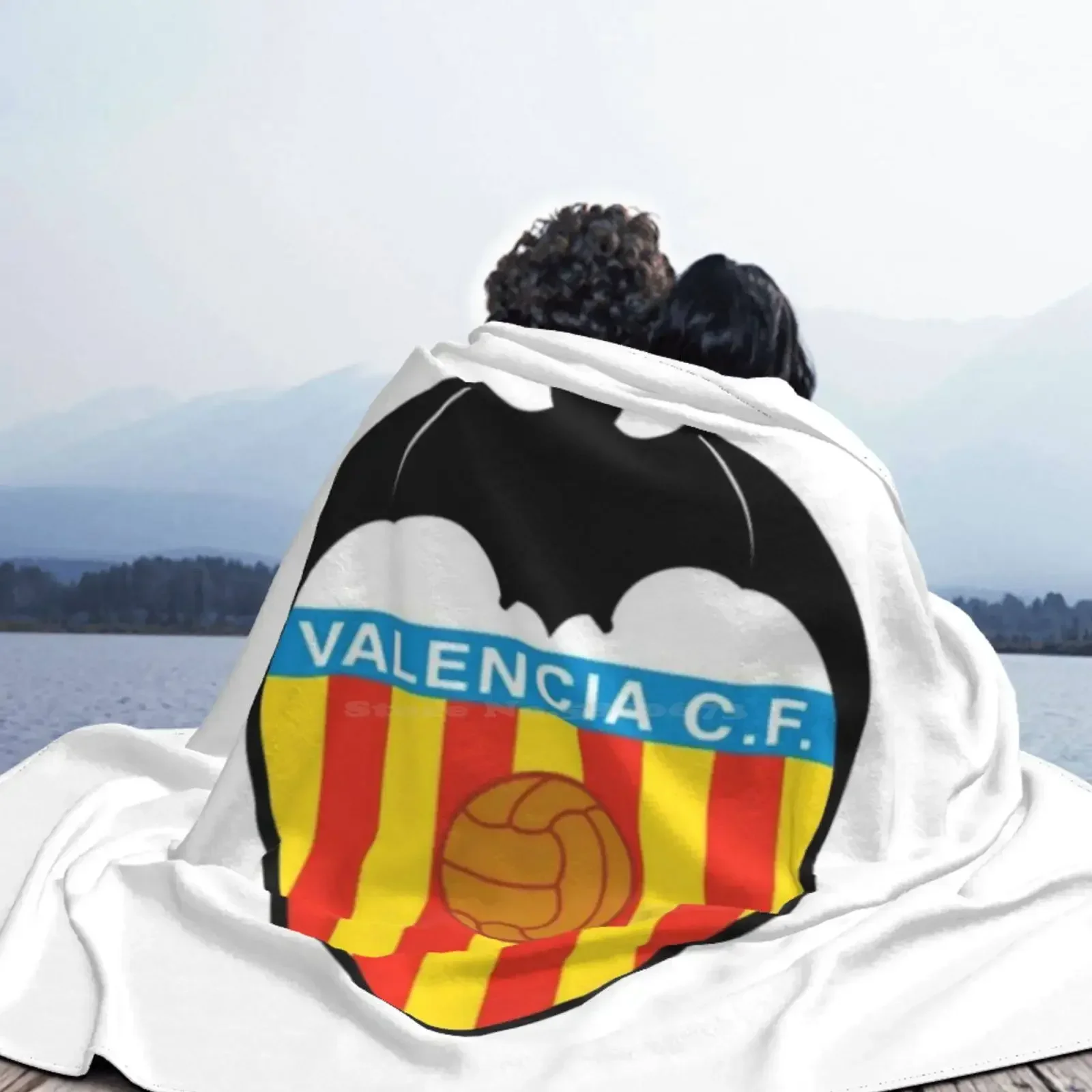 Cf Valencia New Selling Custom Print Flannel Soft Blanket Logo