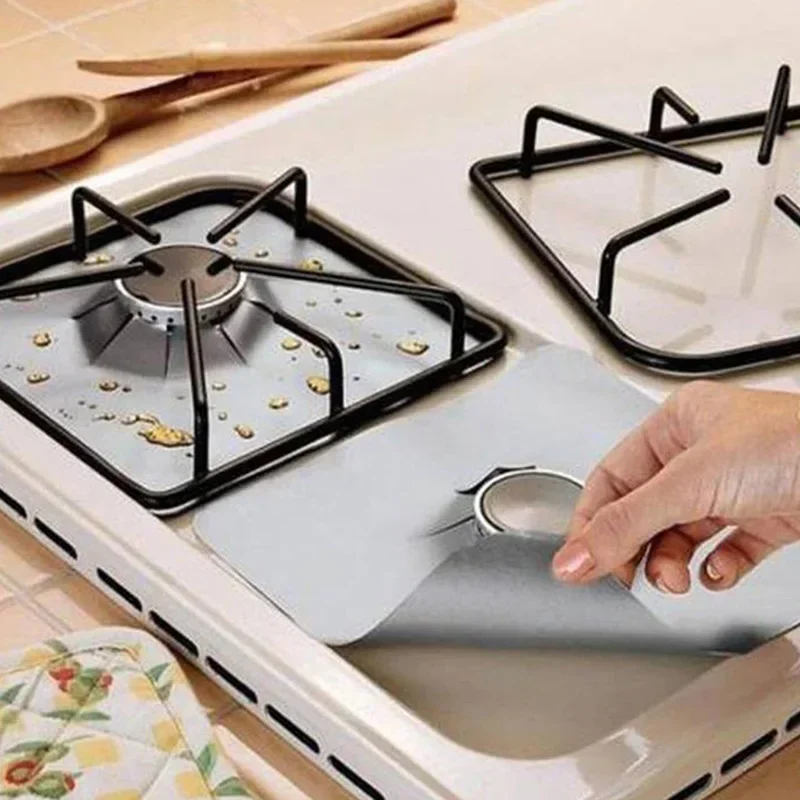 Non-Stick Gas Range Protectors Stove Burner Cover Protection Pad Kichen Accessories Stove Protector Cover