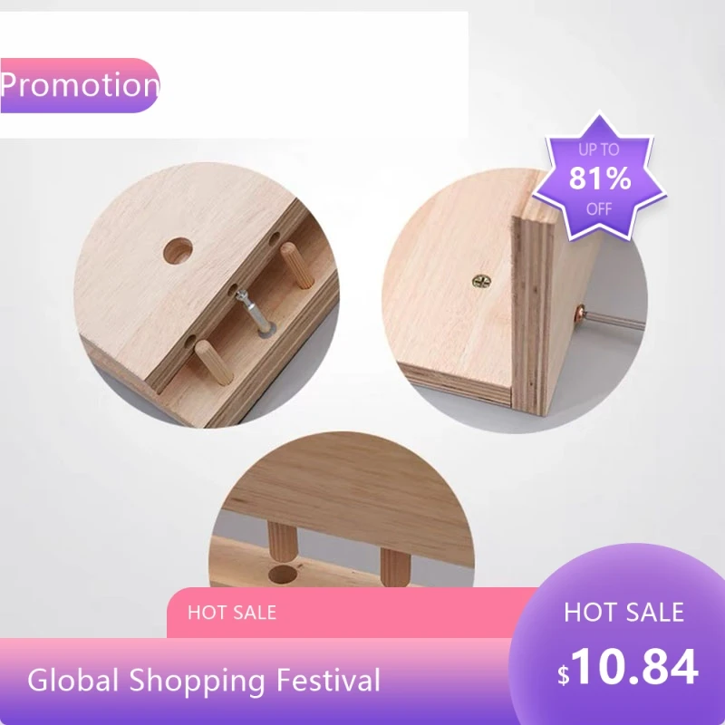 

88443-in-1 Dumbbell Furniture, Quick Connecting Drill Locator for Woodworking, 2-in-1 Adjustable Drill Guide, Pu