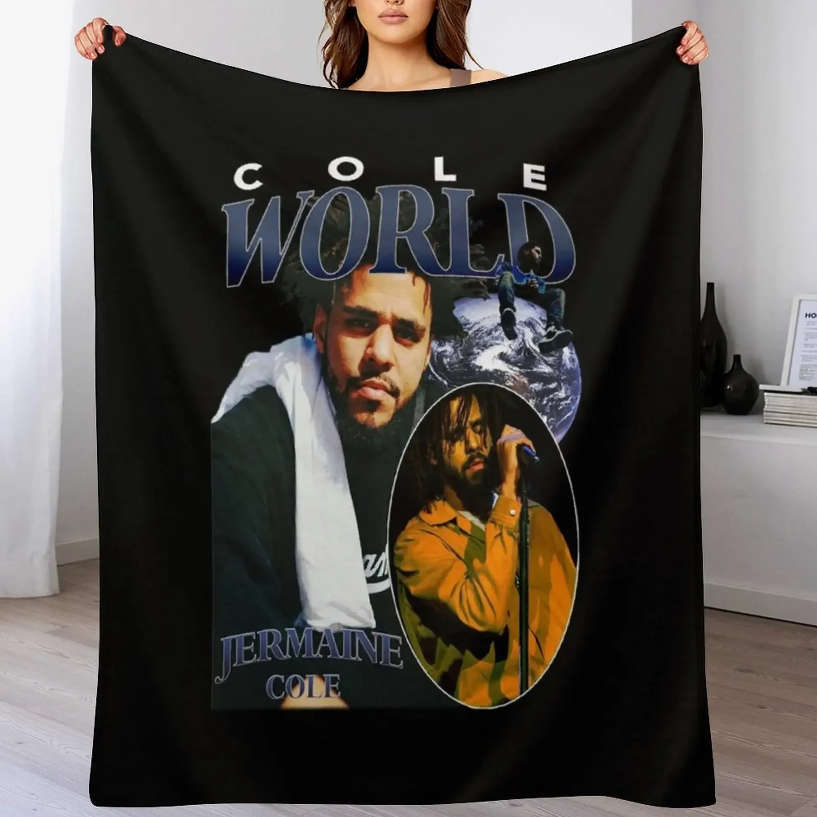 J-Cole-,-J-Cole-shirt,-J-Cole-Tour-shirt,-Cole-World-All-Size-S-2XL رمي بطانية بطانيات شعر وبطانيات صيفية مرجحة
