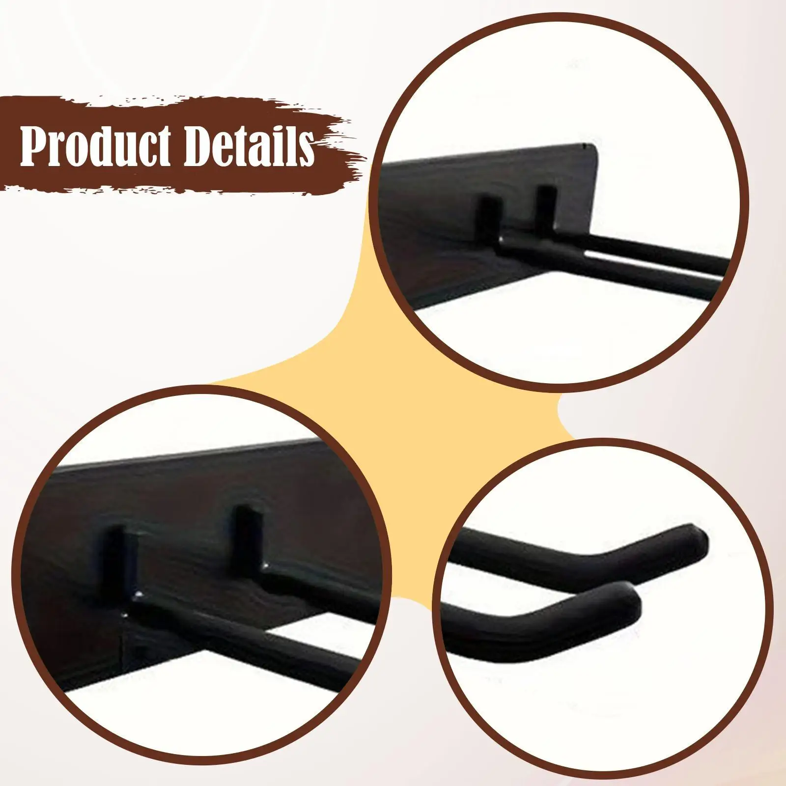 

Крючок-держатель для гаража, Органайзер для хранения в гараже, Настенный органайзер для инструментов, Крючок для хранения садового инвентаря, Крючок для подвешивания шлангов