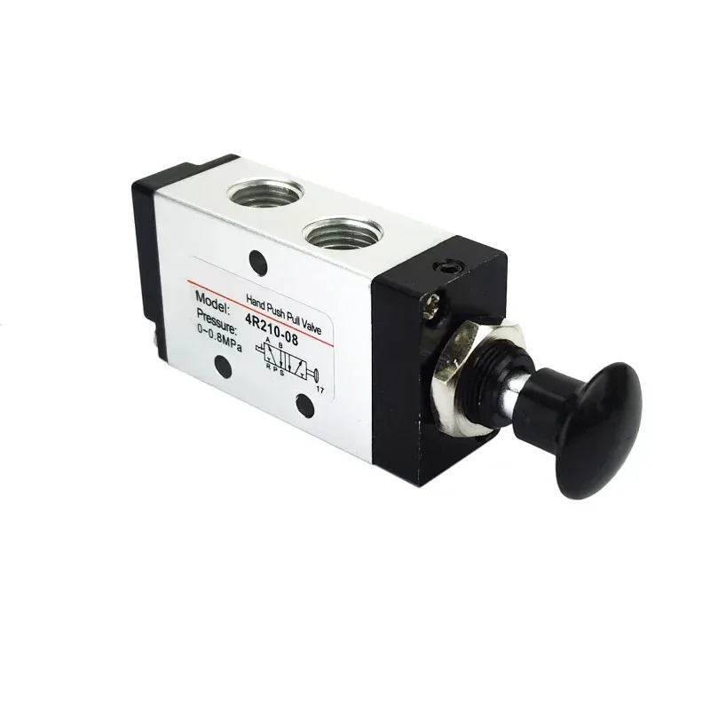 2 Way 5 Position 4R210-08 Push-pull Mechanical Control Valve Manual Valve Pneumatic Switch Of Directional