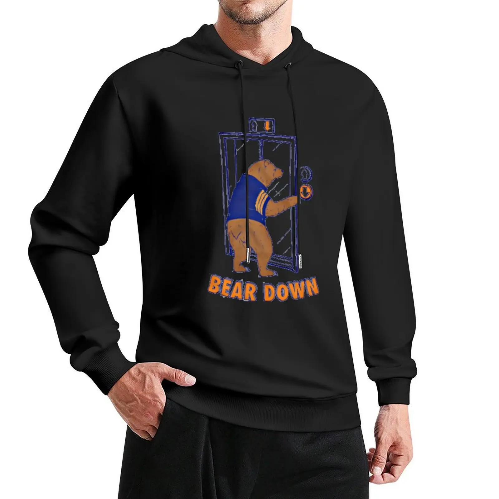 Bear Down هوديي ملابس الرسوم المتحركة للرجال مصمم الملابس بلوزة ملابس رجالي هوديس للرجال
