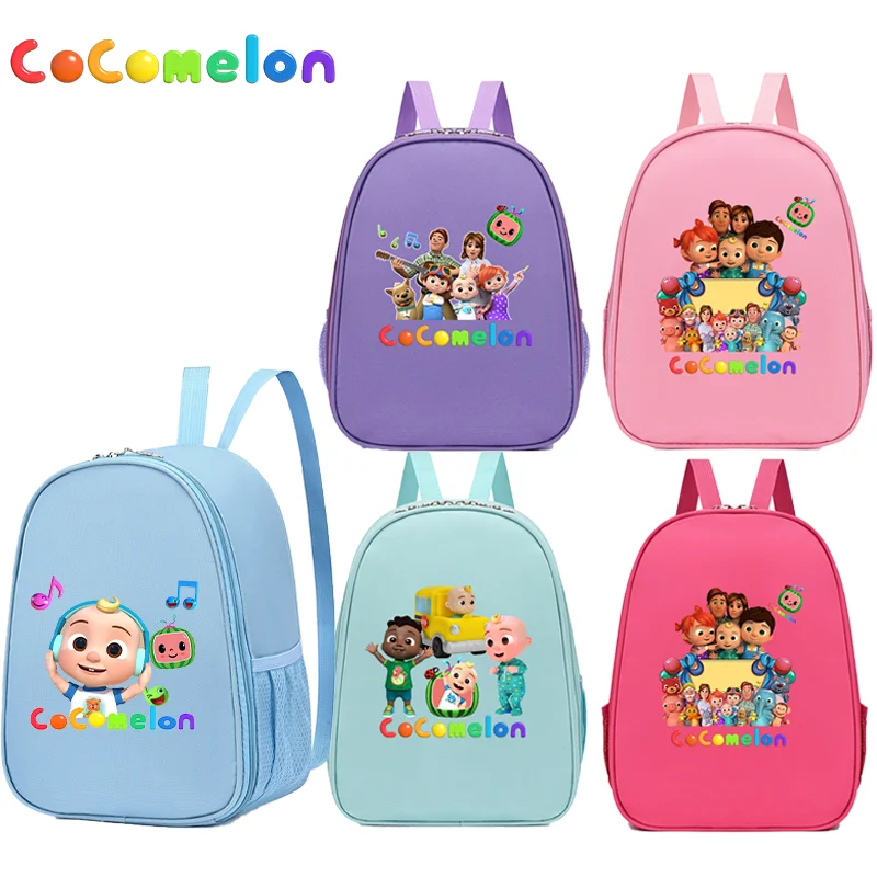 Cocomelons Boys Girls Fashion Backpacks Cute Cartoon Cartoon Motif Print Schoolbag Portable Backpack Back To School Party Gifts