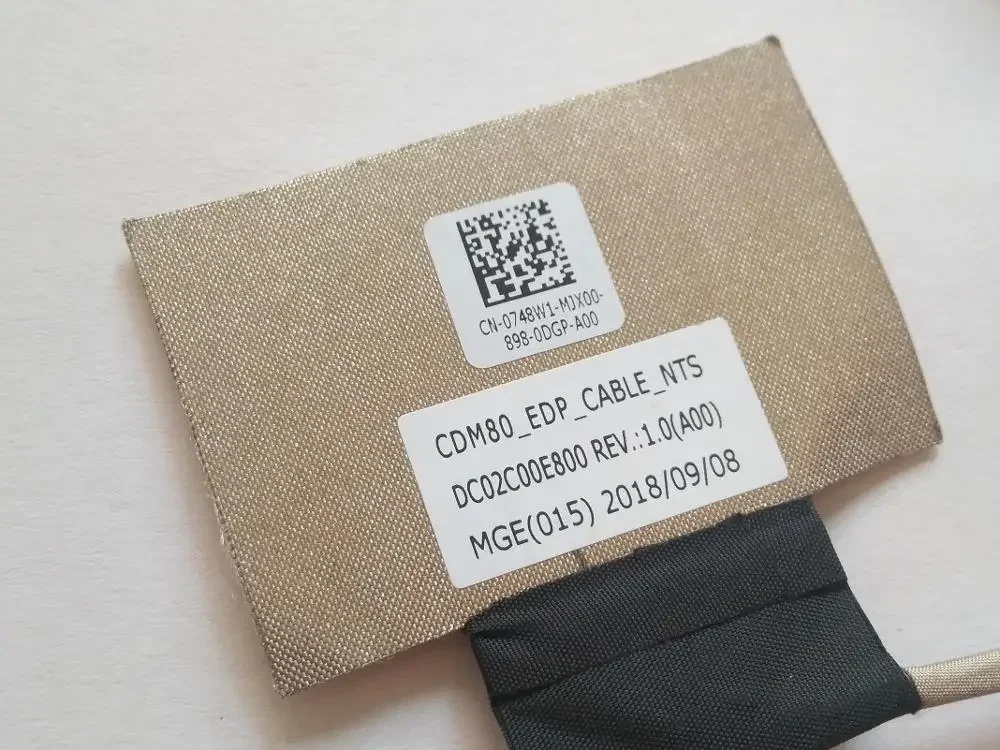 DC02C00E800 748W1 0748W1 NON Touch For Dell Precision E5580 E5590 E5591 M3520 CDM80 EDP CABLE
