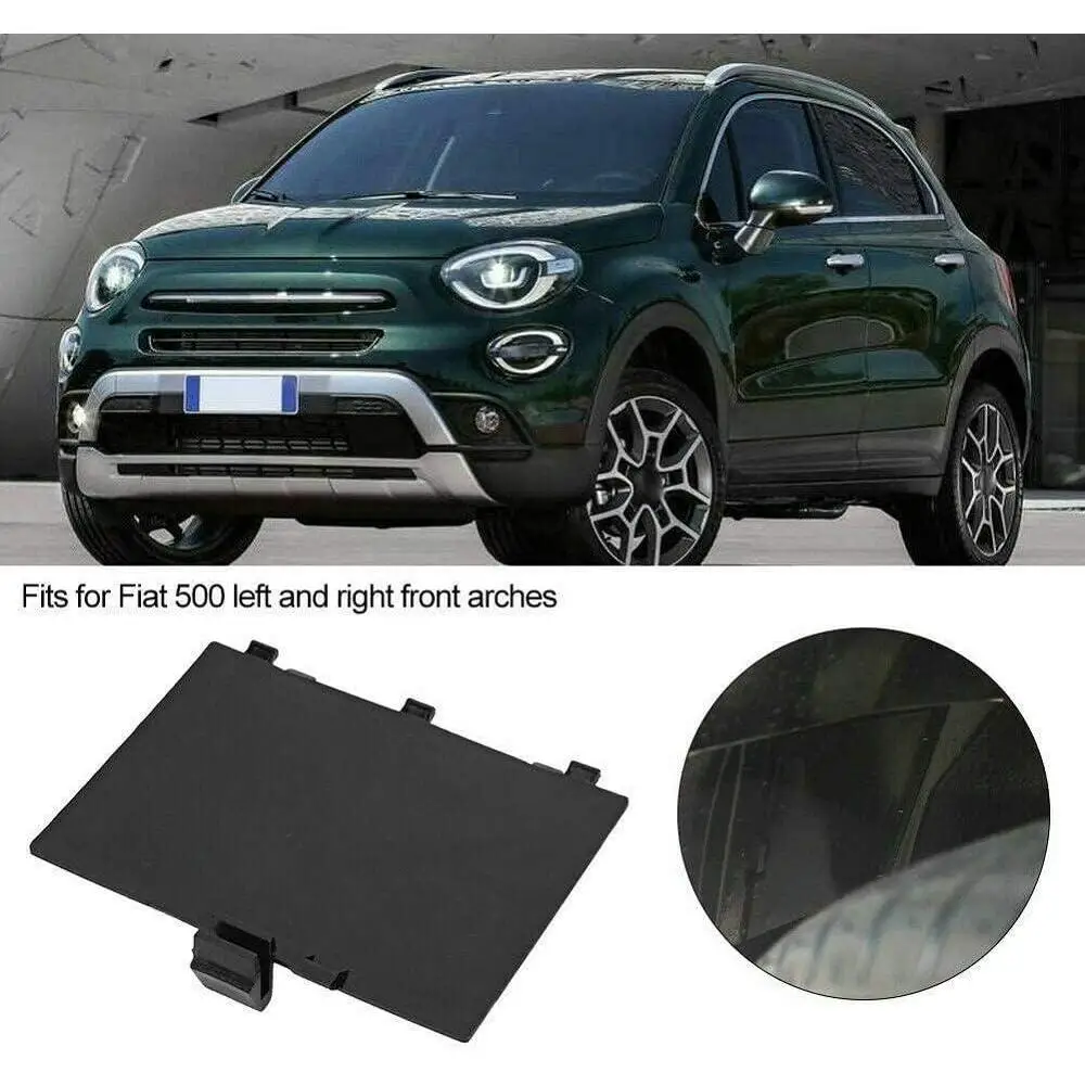 Fit for Fiat 500 SUNWAN Car Wheel Arch Liner Panel Cover Day Time Running Light Door Wheel Arch DRL Access Liner Plug 71752114