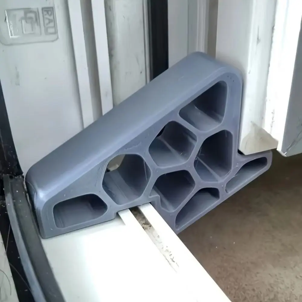 Multi-use Heavy-Duty Door Stopper Anti-Slip 3D Door Wedge Easy Installation Track Lock Stopper Balcony Doors