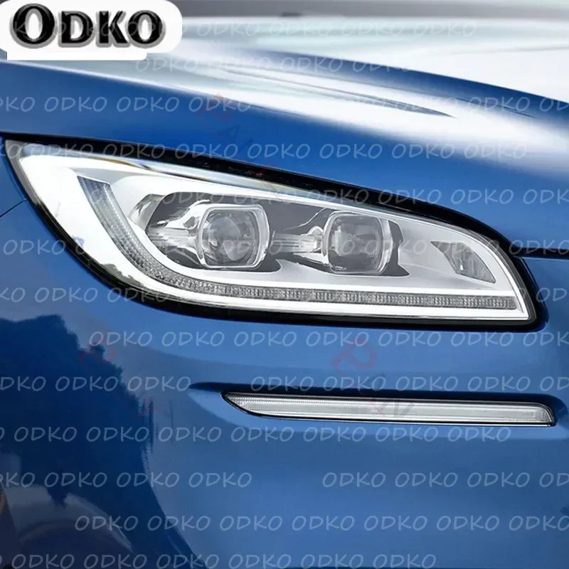 

2 шт. для Lincoln Corsair 2019 2020, защитная пленка для фар автомобиля, виниловая восстановление, прозрачный черный защитный ТПУ