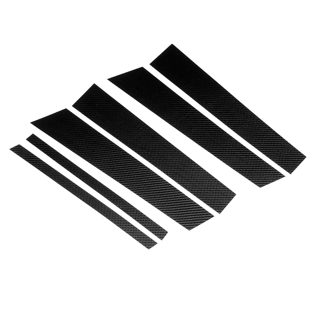 

6 шт./компл. отделка стойки B (углеродное волокно, декоративная внешняя крышка, подходит для X1 E84 2011-2015) - прочная автоматическая внешняя часть для стойки B