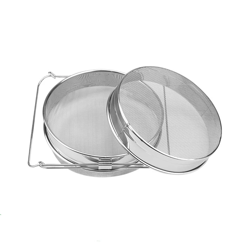 

Stainless Steel Beekeeping Double Layer Honey Filter Settling Tank Colanders Strainers For Kitchen Tools