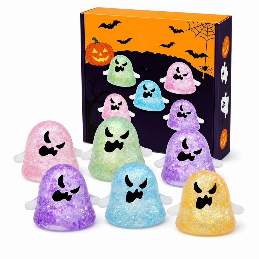 gifts-slow-rebound-ghost-toys-glitter-ghost-shape-halloween-toys-multicolor-ghost-stress-toys-party-favors