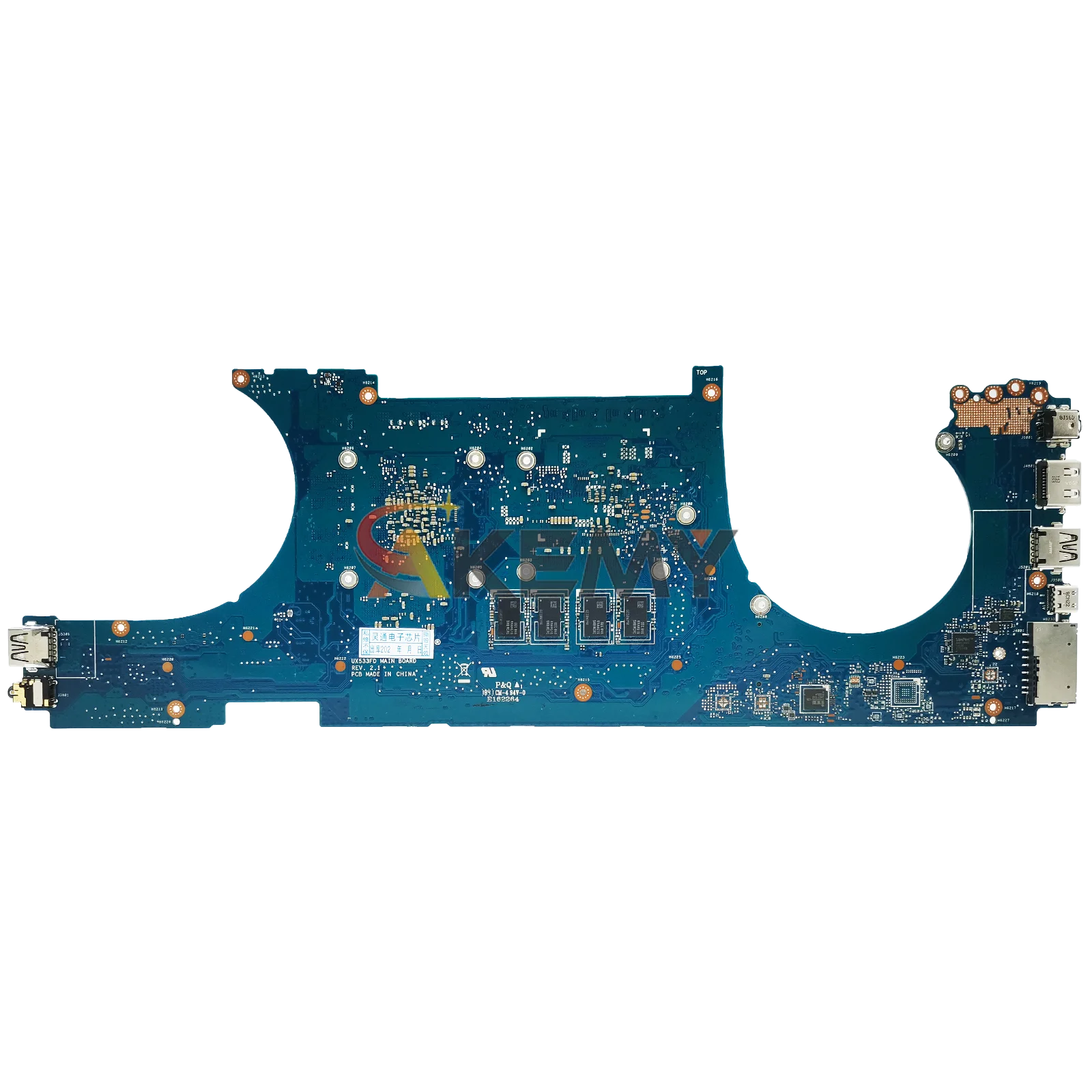 UX533FN Laptop Motherboard For ASUS ZenBook U5300F UX533FD RX533F UX533F BX533F UX533FN Notebook Mainboard With I3 I5 I7 CPU stk