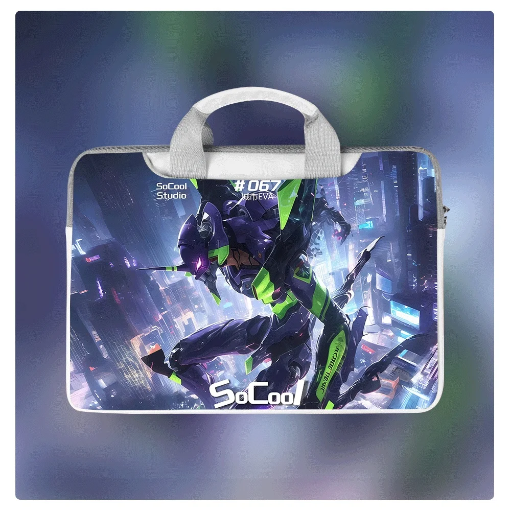 

Anime Character EVA Unit-01 Laptop Handbag 13.3 14 15.6 Inch Waterproof Suitable for Macbook Dell Apple Tablet Protective Case