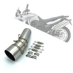 Motorcycle Parts Modified Eliminator Exhaust Muffler Middle Link Pipe For BMW F650GS F700GS F800GS ADV