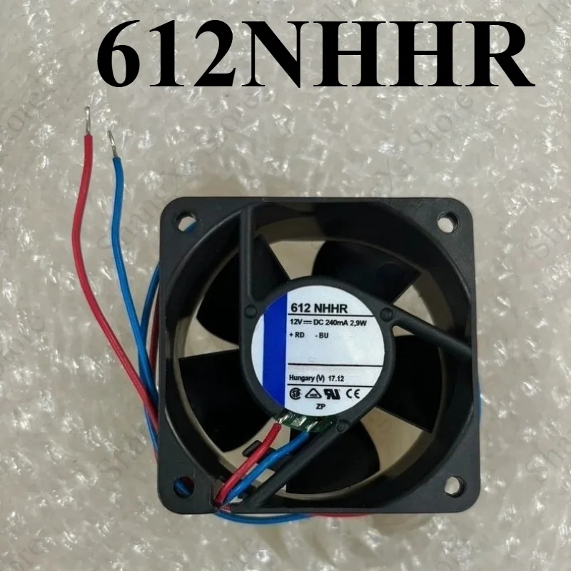 1PC Brand New 612NHHR DC12V 240mA High Air Fan 2Pin Fast Delivery