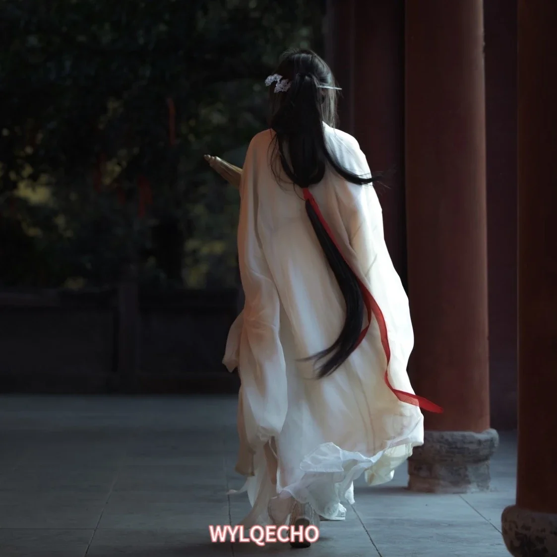 Biała Sukienka Hanfu 2025 Strój Wróżki Chiński Tradycyjny Zestaw Hanfu Starożytny Orientalny Ludowy Strój Taneczny Kostium Cosplay