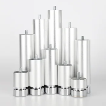 Onuobao 4 قطعة M10 المسمار أرجل قطع الأثاث قابل للتعديل سبائك الألومنيوم أريكة أرجل الطاولة قطع غيار الأثاث