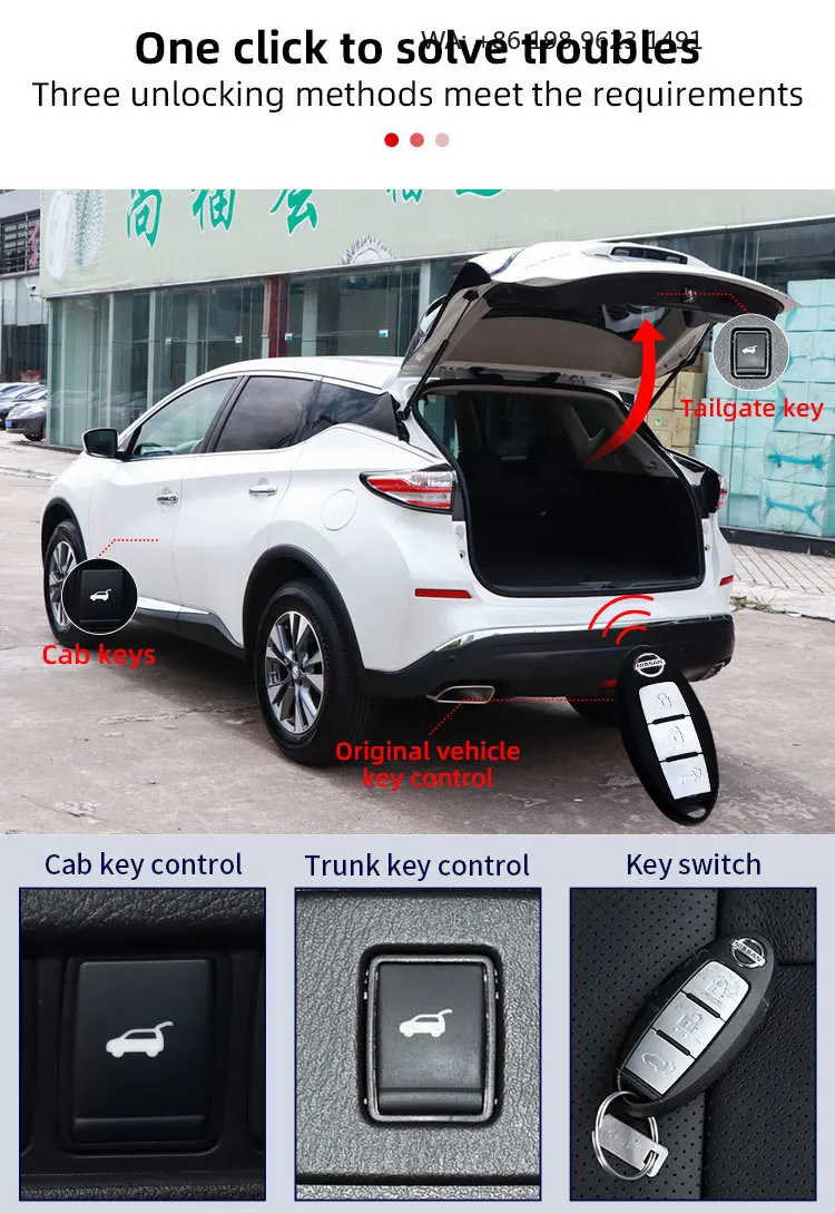Automatic Opening Regulator Accessories  Tailgate for  Patrol 2016-2018  Power Liftgate Boot Door Lock