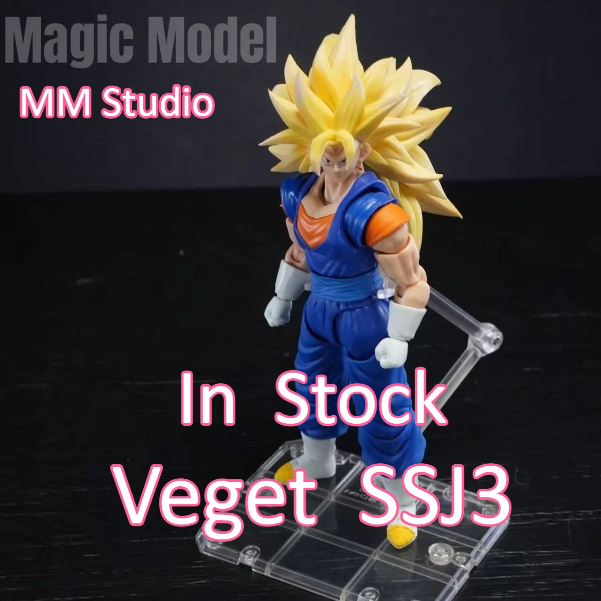 

Волшебная модель/MM Studio Super Saiyan 3 Veget SSJ3 1/12 Dragon Ball, оригинальная мобильная фигурка, модель, аниме, игрушки, коллекции подарков