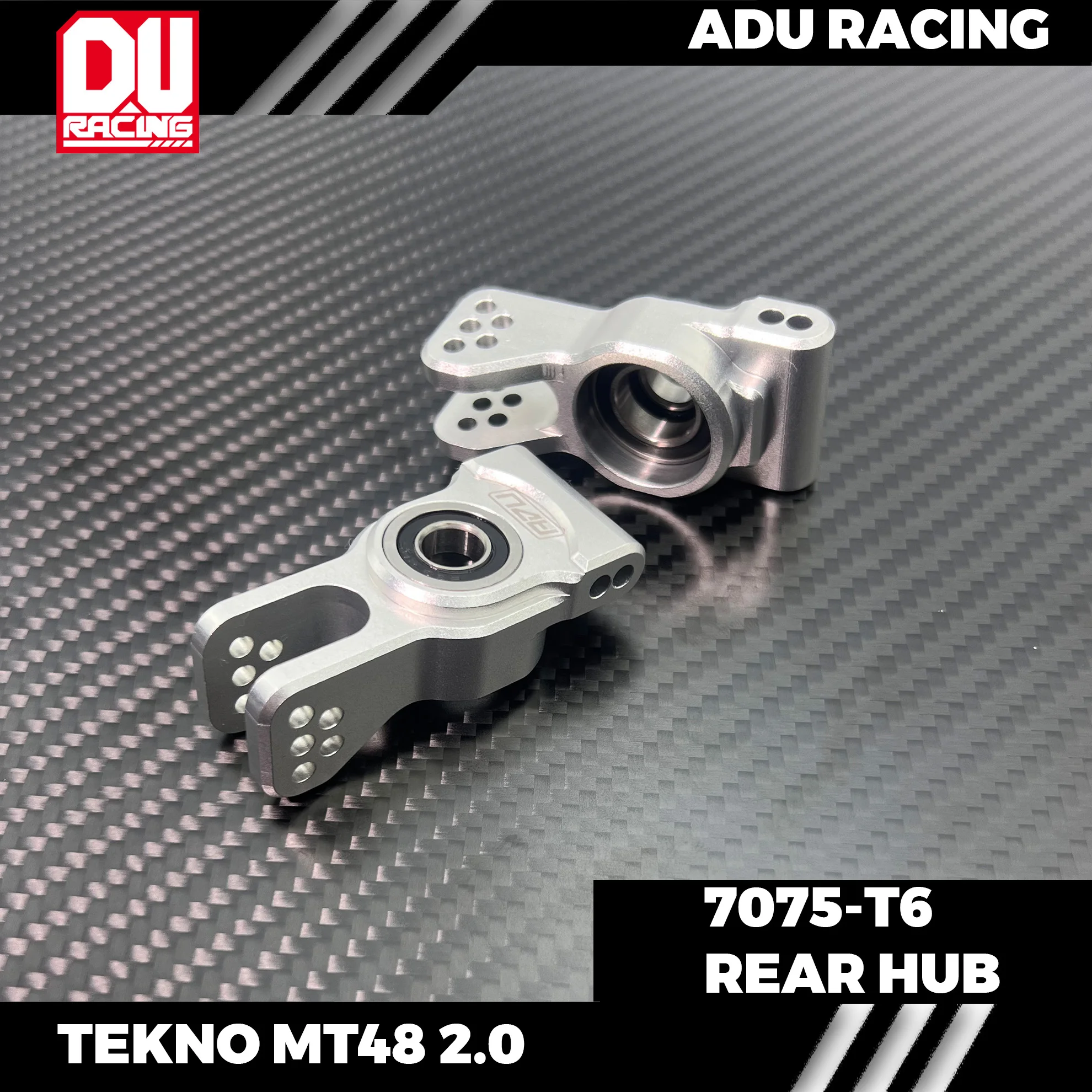

ADU Racing HUB REAR CNC 7075 T6 ALUMINUM FOR TEKNO MT48 2.0 TKR9054B
