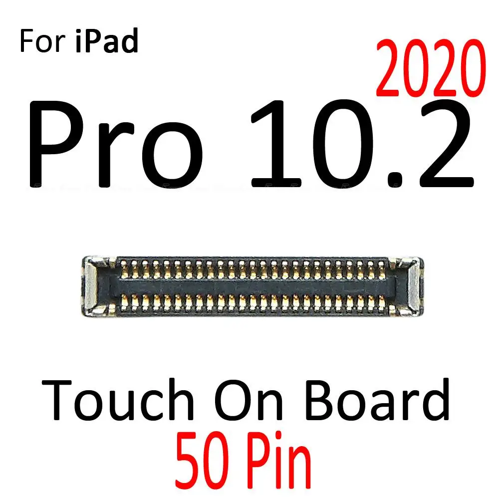 Fpc conector para ipad 7 8 9 pro 10.2 2019 2020 2021 lcd digitador da tela de toque conector clipe na placa principal placa principal flex