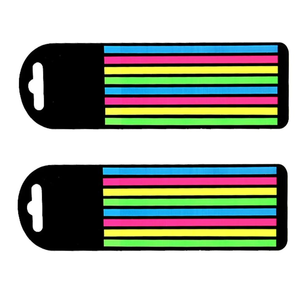 

2pcs Sticker Sentence Strips Highlighter Reading Guide Bookmarks Accessories Transparent Colorful Practical Gifts