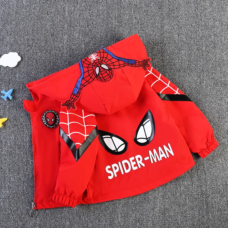 Winter Autumn Marvel Spiderman Children Boys Hooded Sweatshirts Clothes For Kids Plus Pullovers Tops Teen Boys Hoodie Set